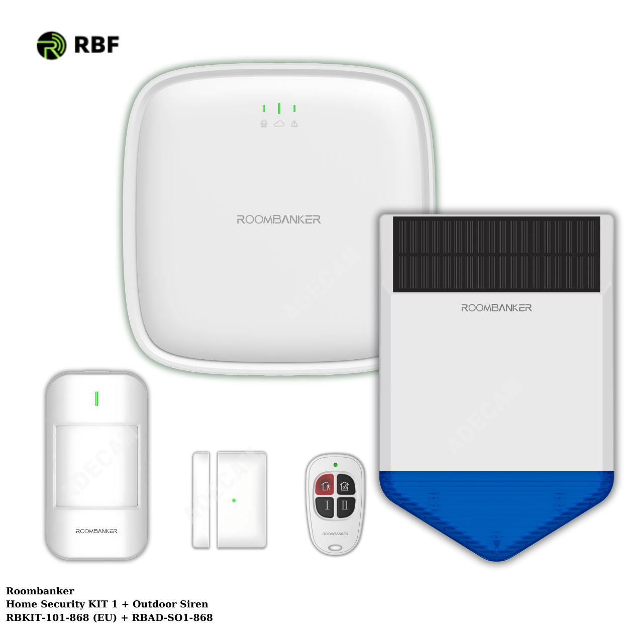 Roombanker Kablosuz Alarm Seti Kit 3