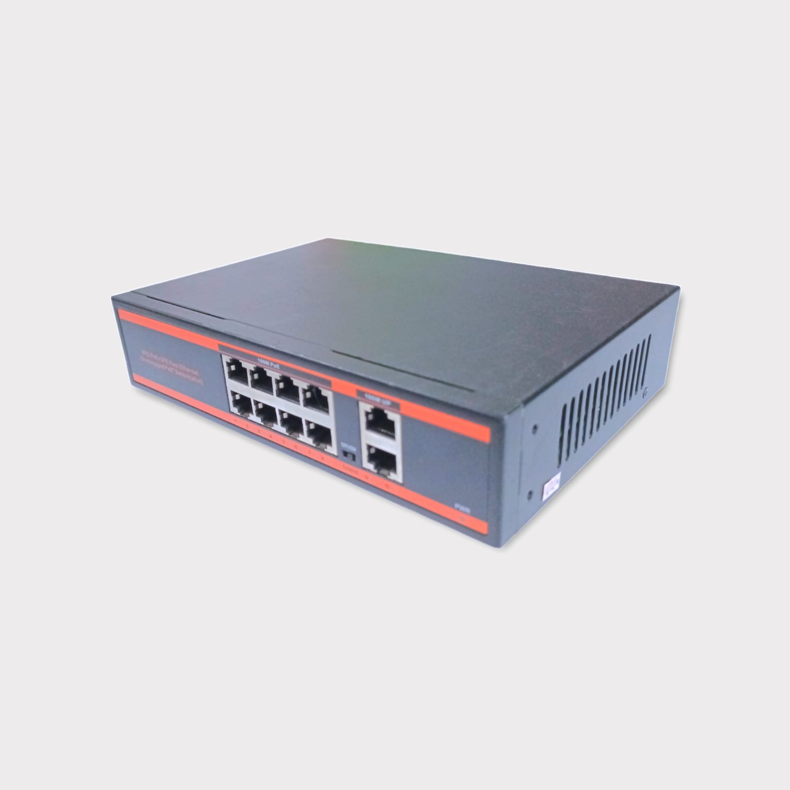 8 Port Poe Switch + 2 Port Uplink SKZ+2ADS 001